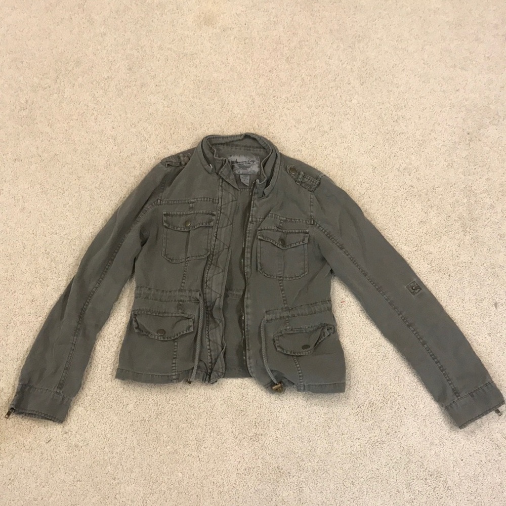 American Rag green military jacket